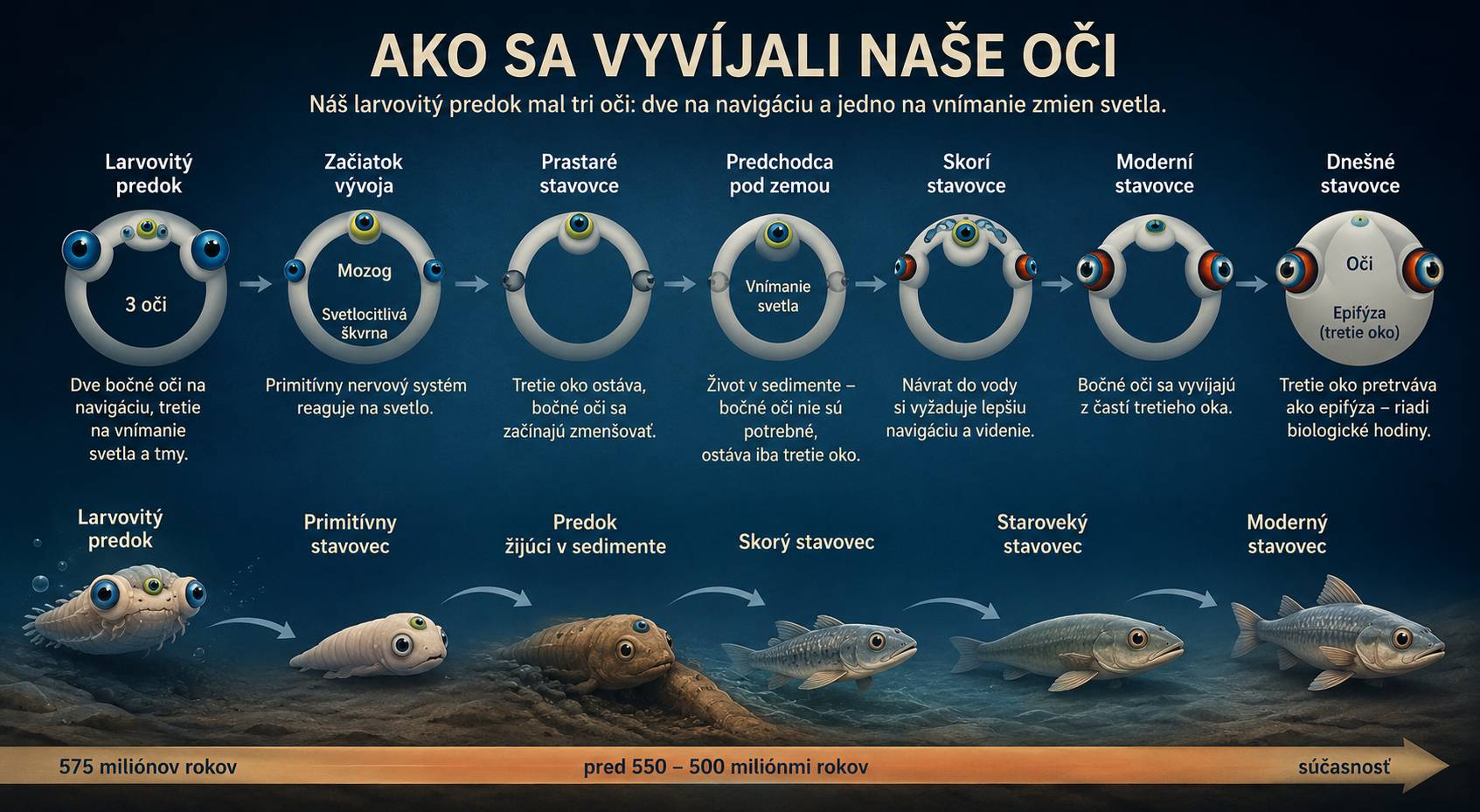 Ako sa vyvíjali naše oči